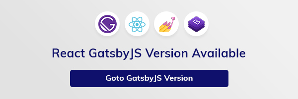 react repo gatsby version