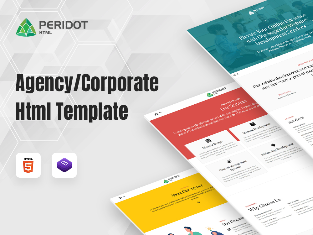 Peridot - Agency/Corporate HTML5 Template