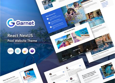 Garnet-Next - Nextjs Swimming Pool Theme