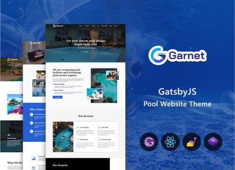 Garnet - Gatsby Swimming Pool Theme